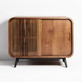 Szafka pod telewizor z drewna dębowego do salonu - 80 x 40 x 70cm